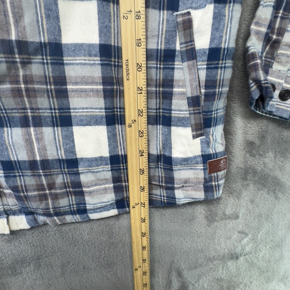 L.L. Bean Women's Scotch Plaid Sherpa-Lined Shirt XL - Picture 9 of 9